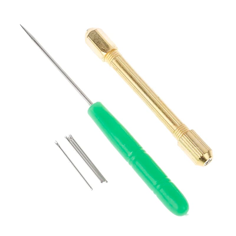 1 set/6 pezzi set di pedaggio per capelli per bambola fai da te 0.6/0.8mm strumento per radicare i capelli della bambola