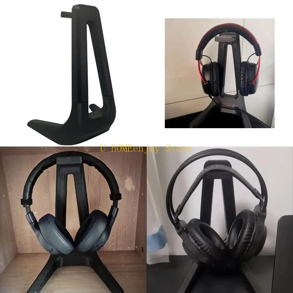 B0KF Support for Rack Table Headphones Rack Save for Table Display Earphone Holder Hook