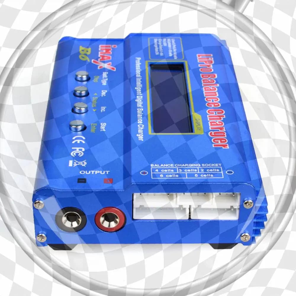 80W DC10-20V Mini Professional Balance Charger Discharger for RC Quadcopter Drone Car Battery Charging RC Part