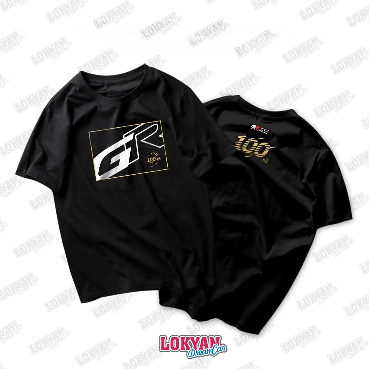 GR Abbigliamento da corsa a maniche corte Toyota Toyota T-shirt da uomo casual traspirante con grafica motociclistica stampata a maniche corte