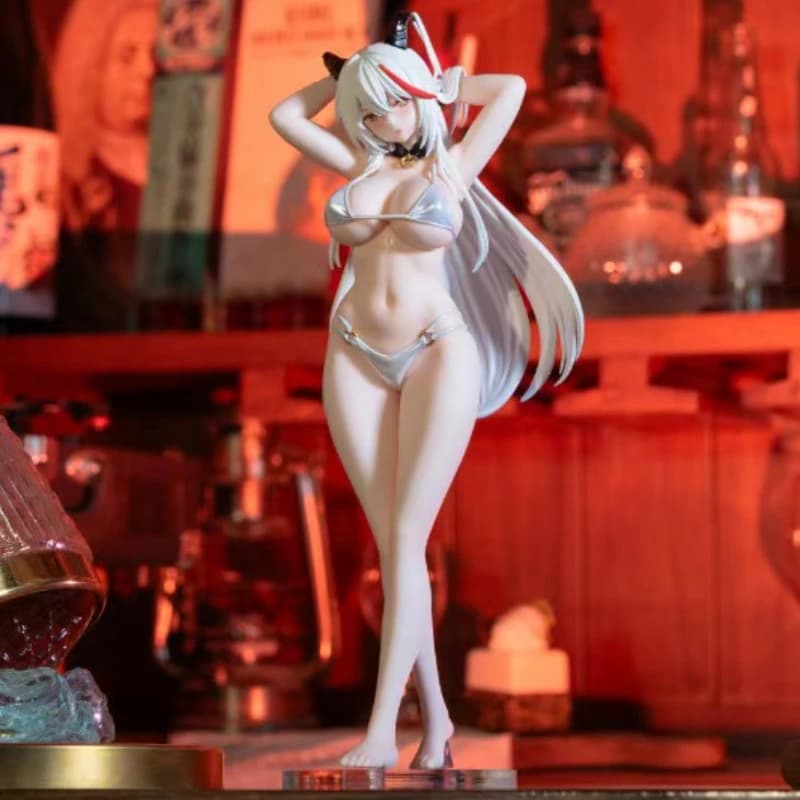 Bambola Artigianale Egil Anime Meishao: Ragazza Morbida, Carina e Sexy in Bikini Blu - Ornamento da Collezione per Adulti