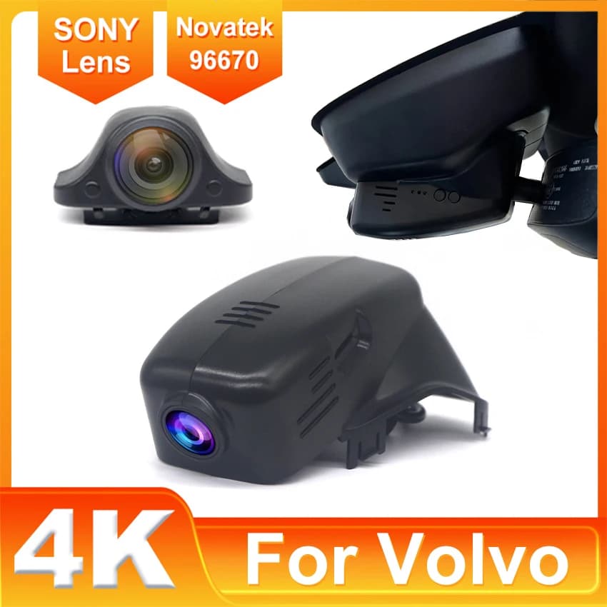 Plug and Play Dash Cam 4K For Volvo XC70 V70 V60 S60 2011-2017 Car DVR Dashcam Camera Video Recorder, Car Accessories