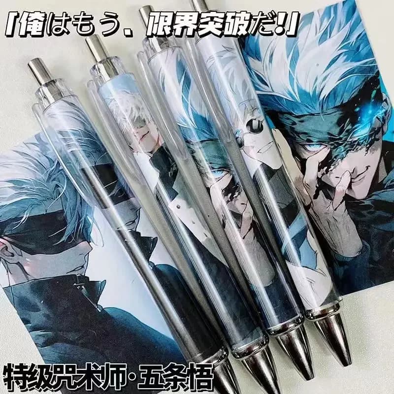 Nuovo Anime carino 0,5 mm inchiostro nero penna gel penne di cancelleria Kawaii per bambini regalo di materiale scolastico per ufficio