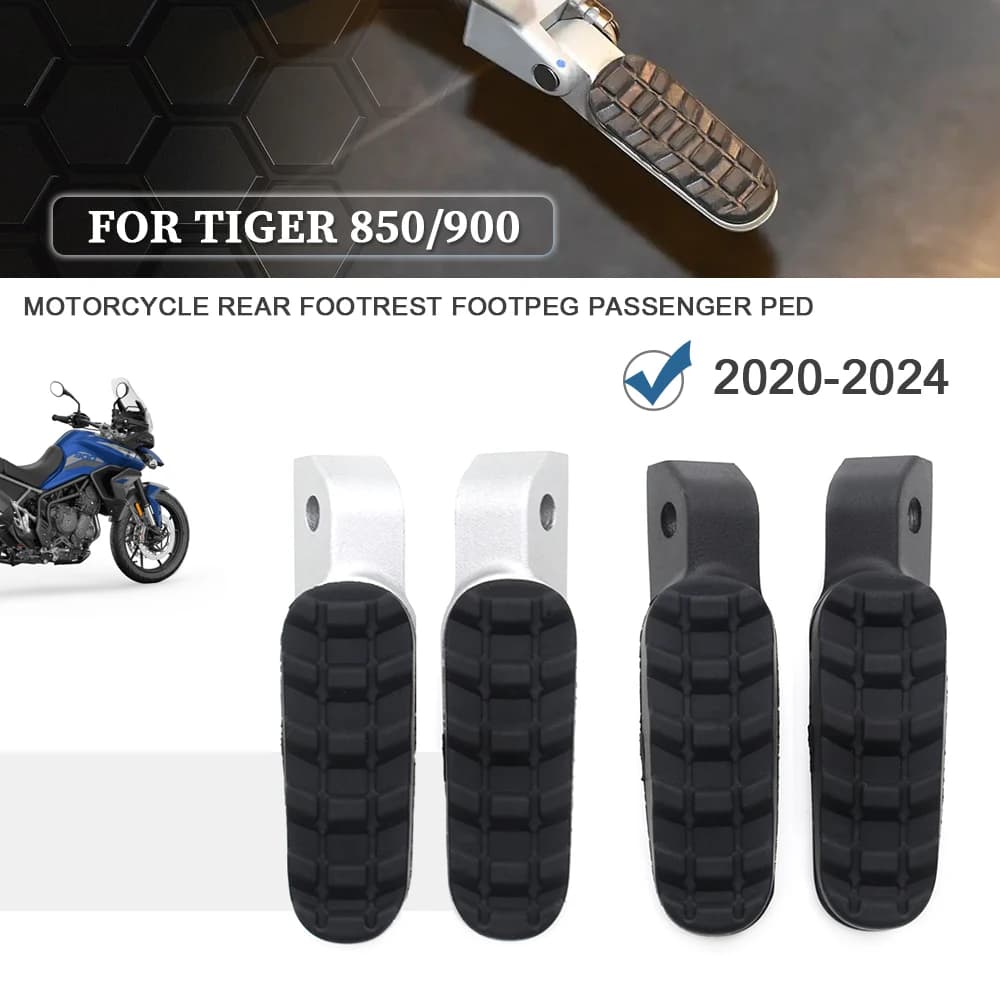 Per TIGER 850 SPORT TIGER 900 GT GT PRO RALLY 2020-2024 Tiger 1200 Moto Posteriore Poggiapiedi Pedane Pedali