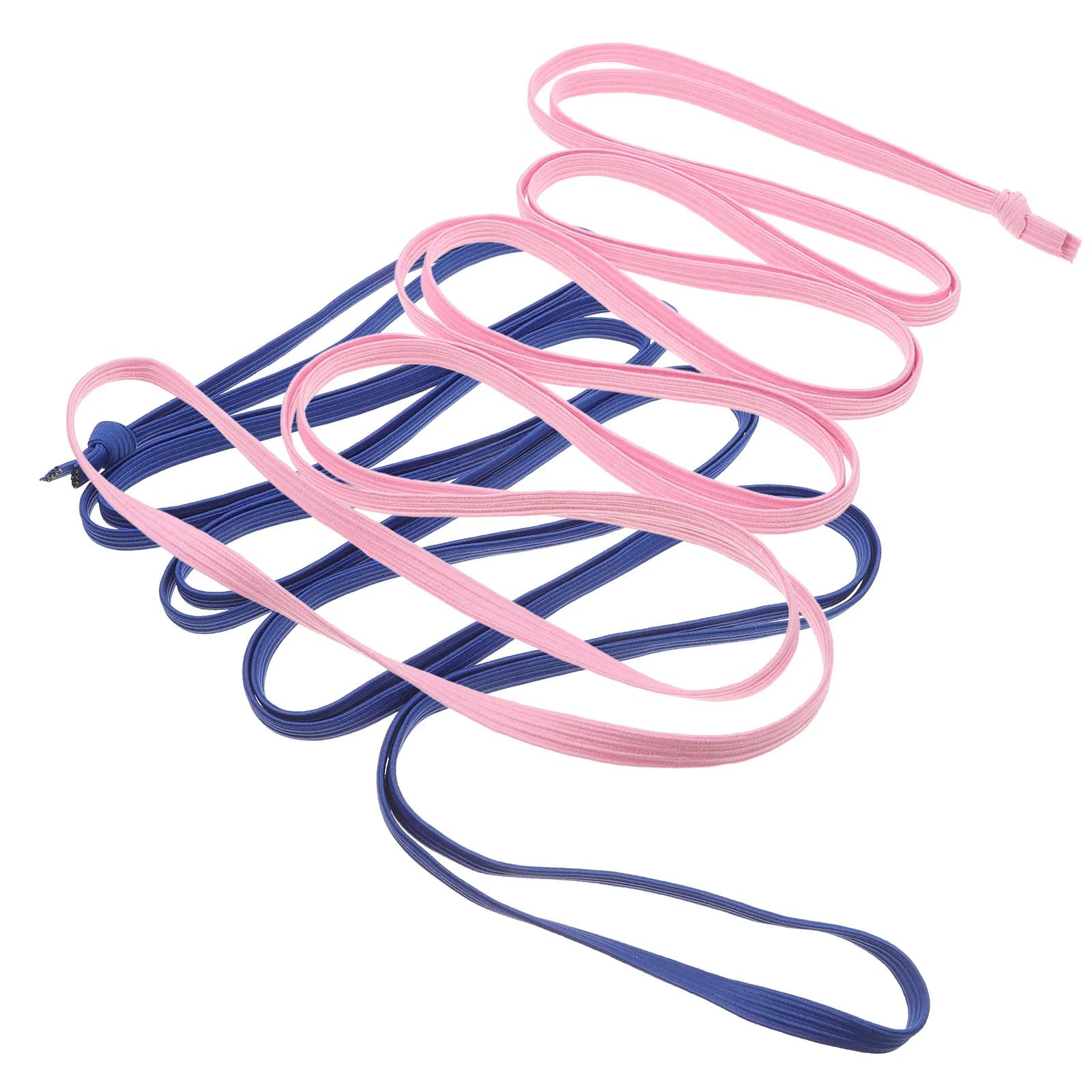 2Pcs Latex Elastic Jump Rope Set for Children Families Home School Use Portable Lightweight Healthy Sports Activity Skipping