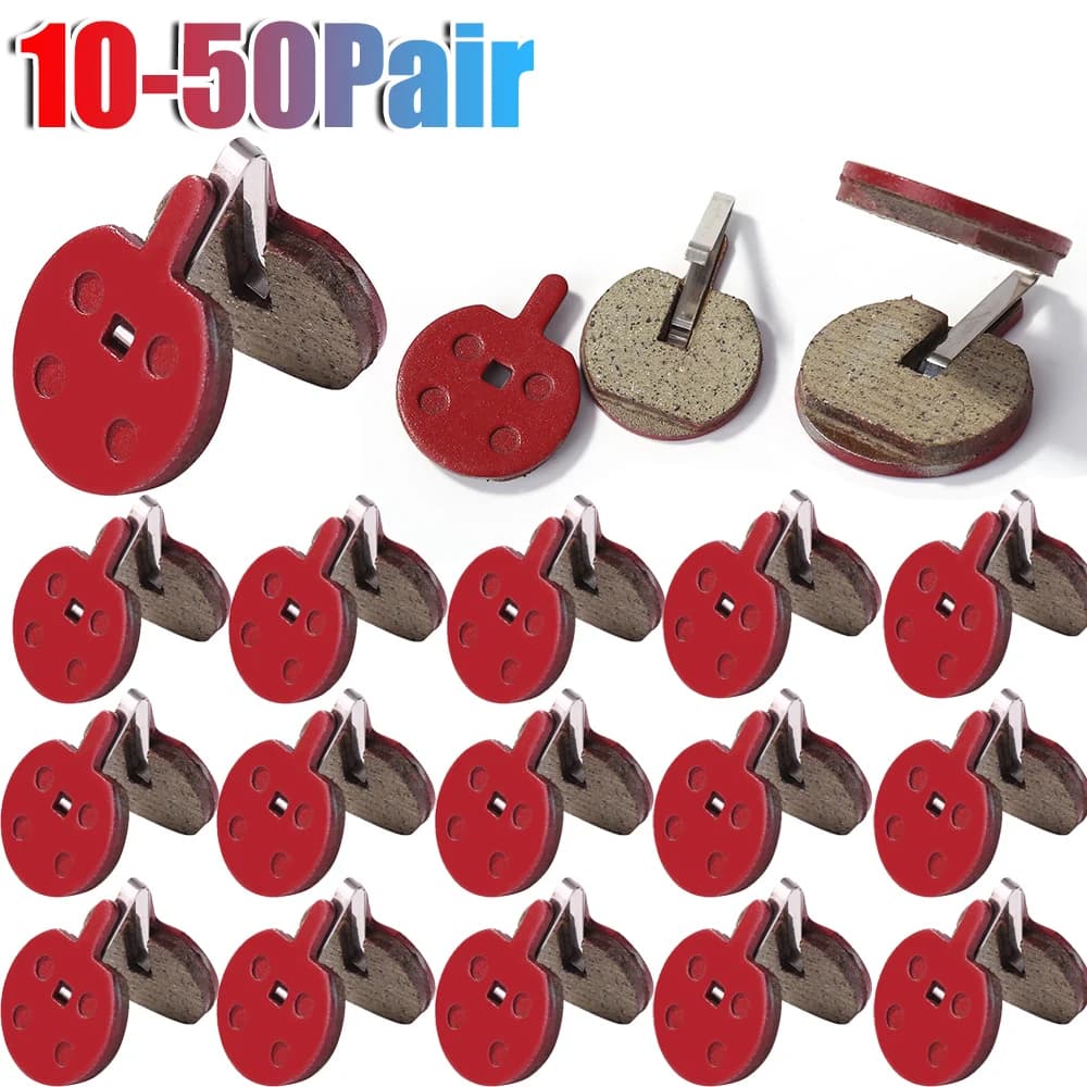10-50 paia MTB Mountain Bike pastiglie freno resina per bicicletta parti freno a disco Semi-metalliche per BB8 NOVELA YINXING BOLIDS forovir