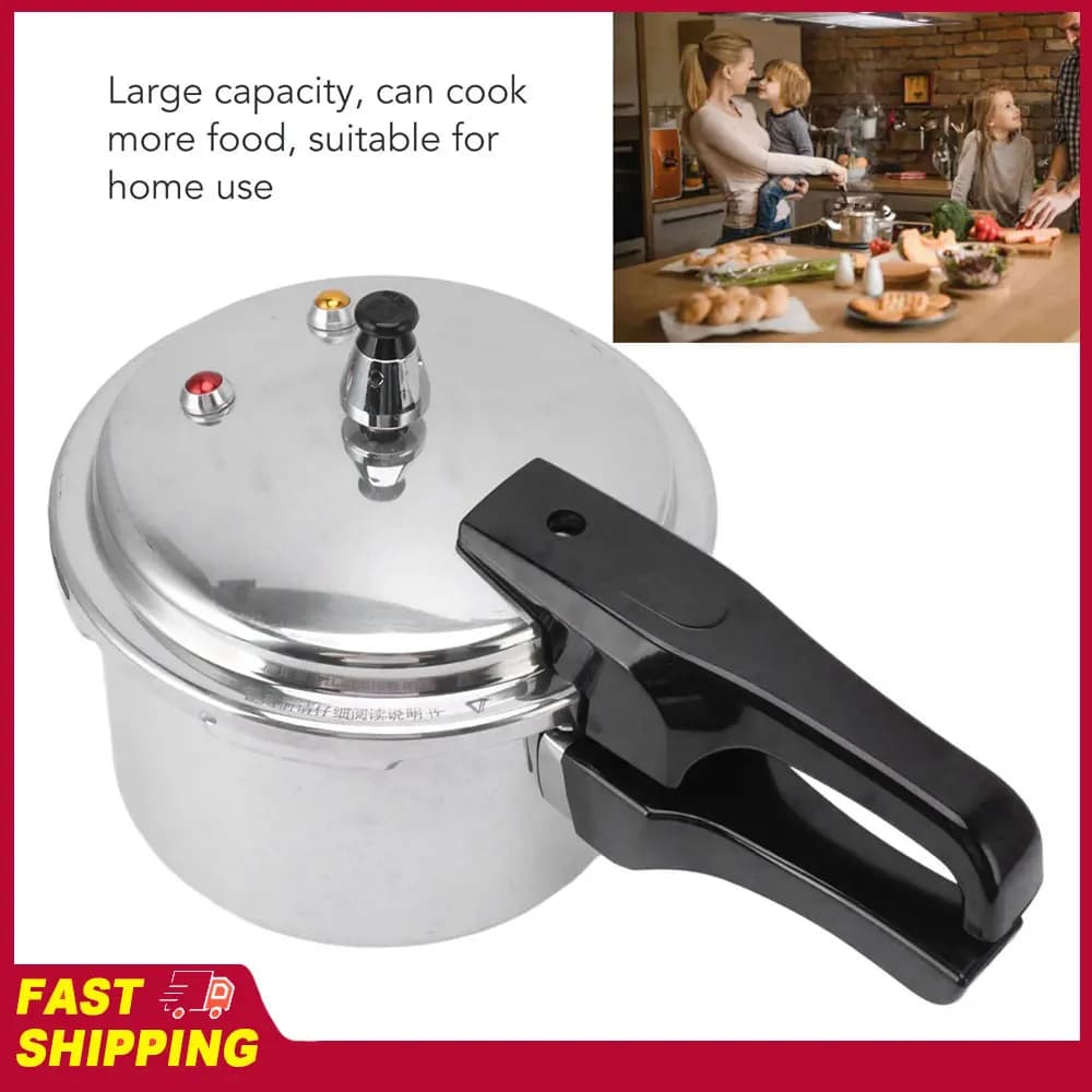 3L Stainless Steel Pressure Cooker Cooking Various Foods 3 Liter Stainless Steel Pressure Cooker Easy To Clean for Gas Stove
