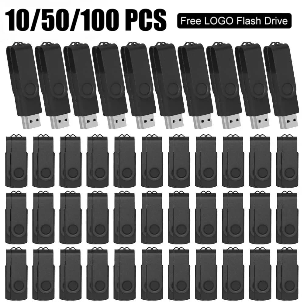 10/50/100 Pz / lotto Chiavetta USB 2.0 Chiavetta USB 1 GB 2 GB 4 GB Pen Drive 8 GB 16 GB Memory Stick 32 GB Chiavetta USB 64 GB Flash 128 GB Regalo