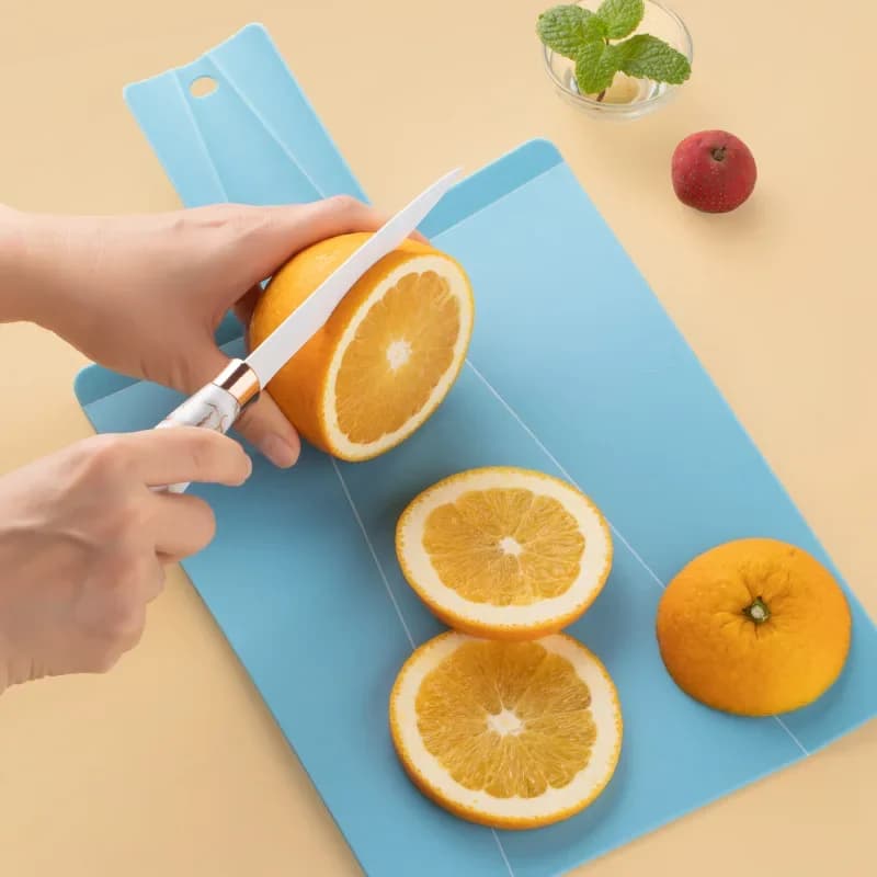 Tagliere pieghevole creativo in plastica, pratico tagliere a forma di paletta, utensili da cucina, tagliere pieghevole