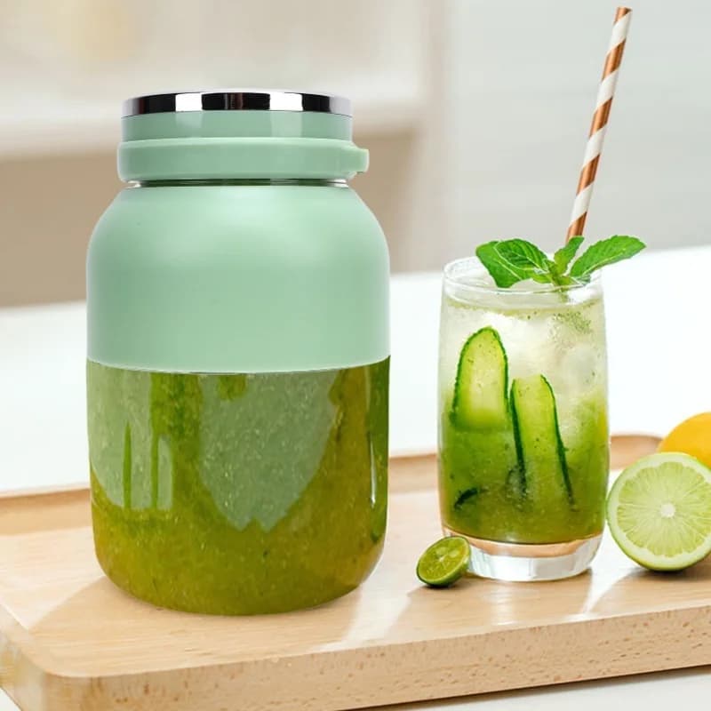 800 ml electric personal blender for smoothies Frullati Cup rechargeable portable juicer wireless with straw with lid