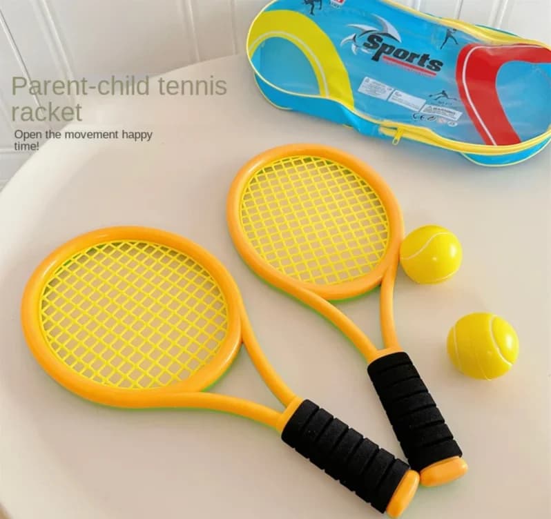 Kids tennis racket, badminton racket, interactive parent-child sports game, outdoor sports game, puzzle