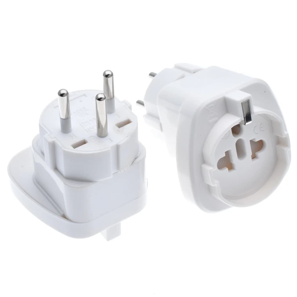 Adattatore da viaggio Israele a US/Italia/Brasile/Schuko Convertitore adattatore spina elettrica universale collegabile incorporato 250 V 10 A