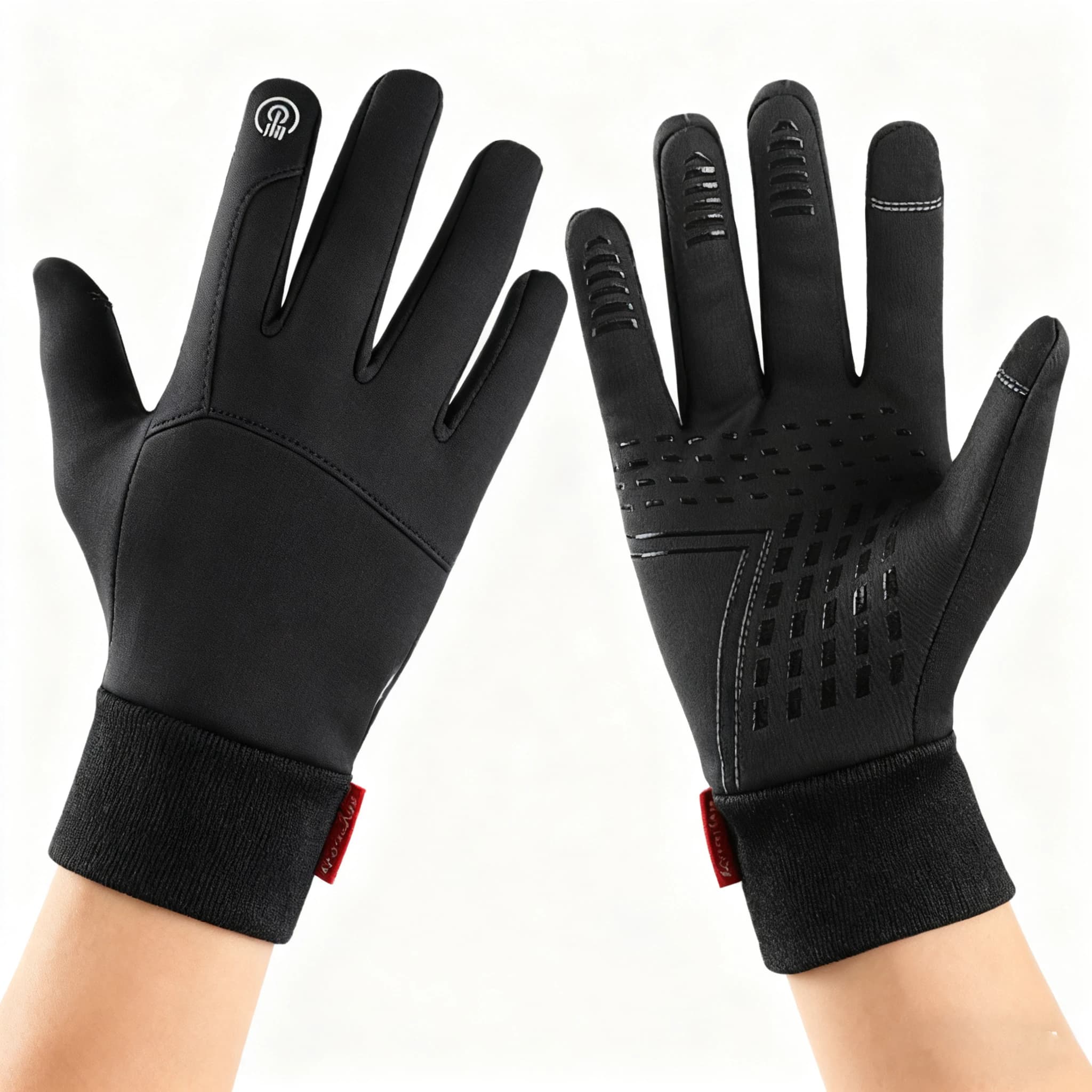 Waterproof Cycling Gloves Bicycle Gloves Winter Touch Screen Outdoor Scooter Ski Bike Gloves For Motorcycle Riding