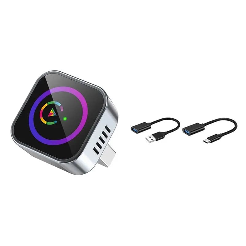 [NEW A09R!】 Carplay Adapter Wireless Smart USB Plug Play Device Wired To Wireless For Seamless Integration In Cars