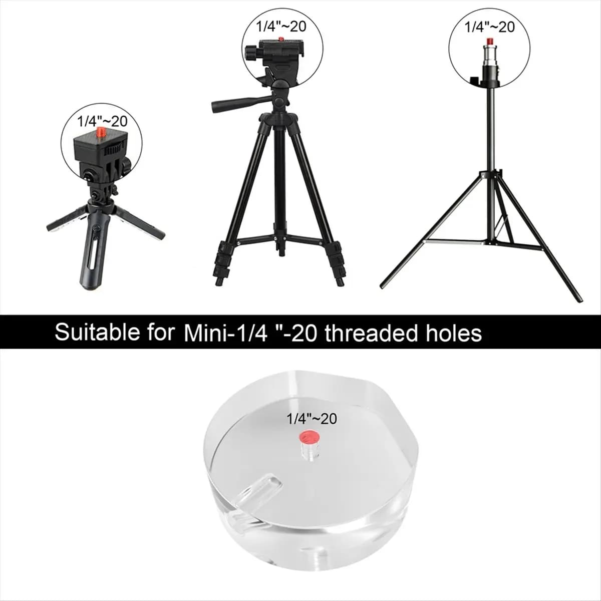 A784F Perfect ★◀◁Tripod Adapter for Mini Tripod Mount Adapter for Mini for Most Tripod or Other Bracket Fixing