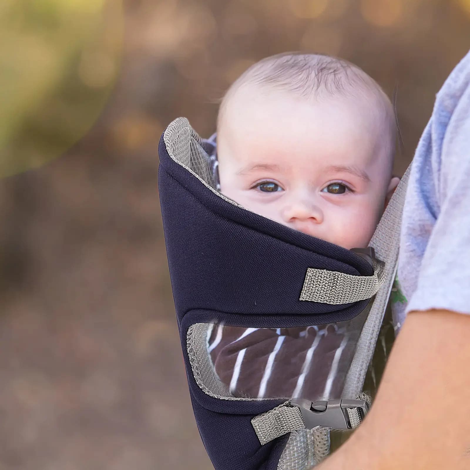 Newborn Baby Carrier Breathable Adjustable Blue Infant Backpack Sling Comfortable Support Versatile Chest Kangaroo