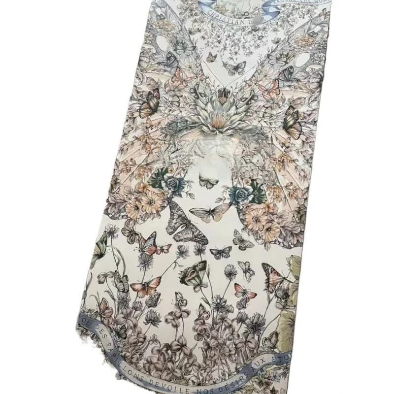 Yoga mat in rubber flower butterfly thickened fitness mat for home