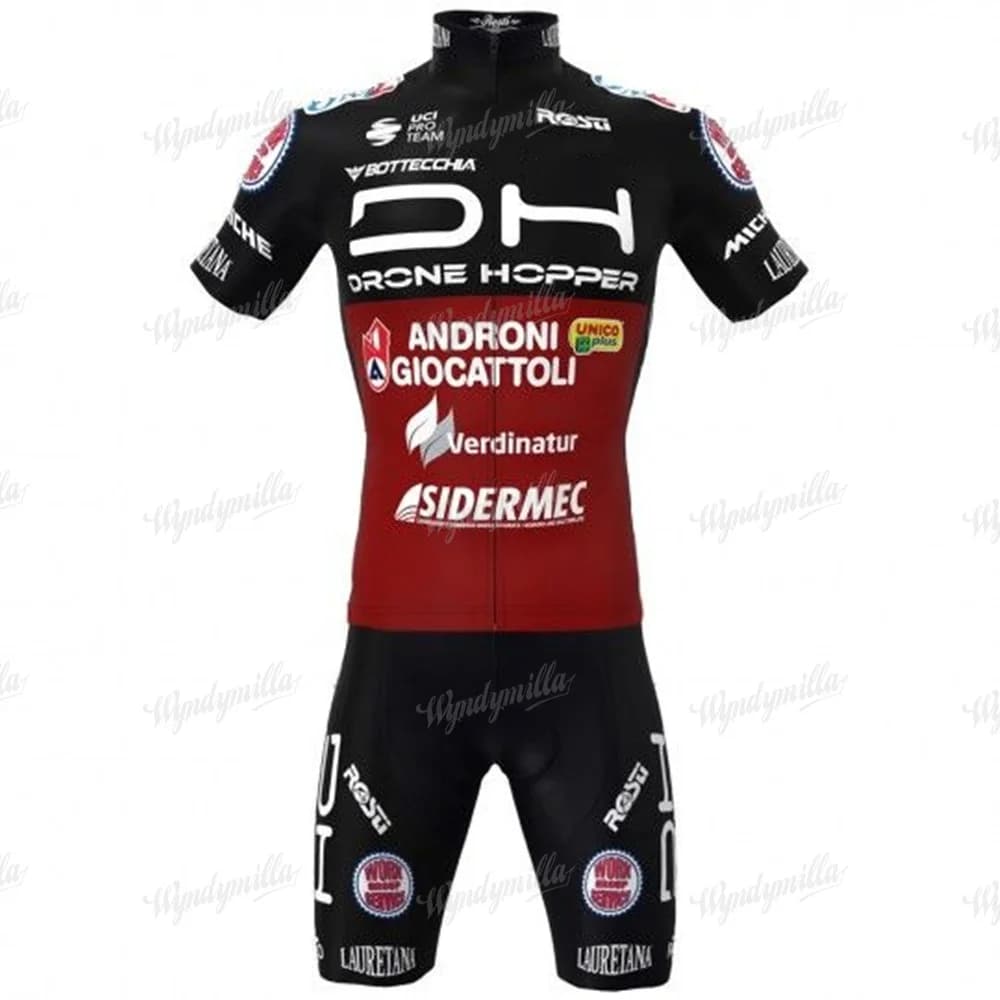 Drone Hopper - Androni Giocattoli 2022 Rosti Professional Cycling Team Jersey Set Shorts with Brakes Ropa Cycling Maillot Set Road Bike
