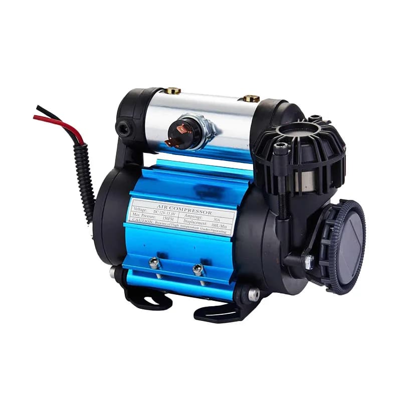 I produttori di vendita caldi forniscono la pompa d'aria portatile in metallo del camion del gonfiatore dei pneumatici dell'automobile del compressore d'aria della pompa d'aria del veicolo