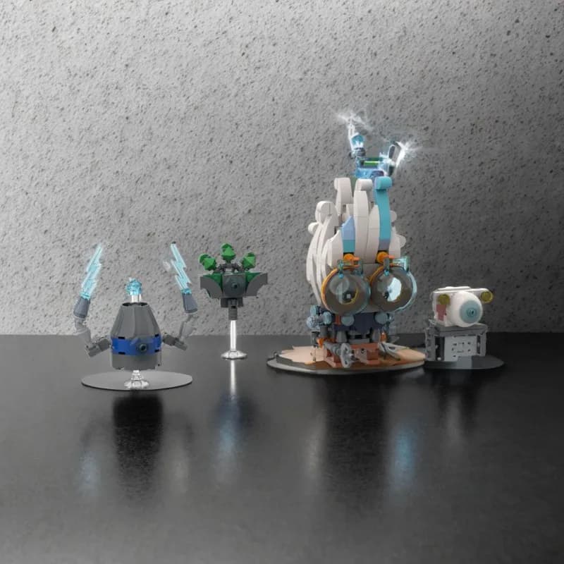 364PCS MOC Artificer - Trono dei dadi kawaii Blocchi creativi Giocattoli educativi Regali per ragazzi Ornamenti