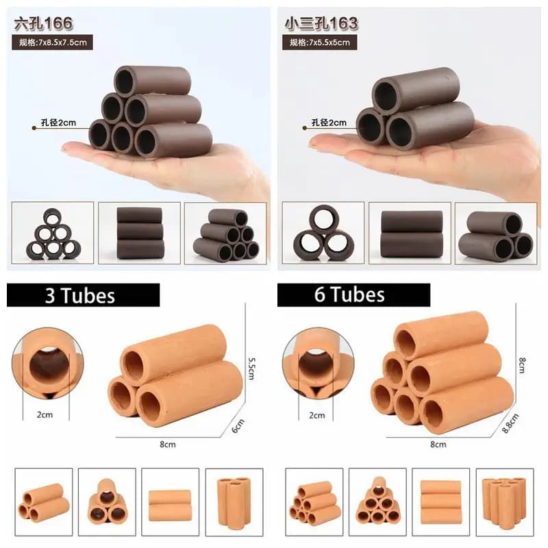 Decorazione per acquario in argilla Pesce Gamberetti Gioca Nascondere Grotta Riparo Betta Pesce Pleco Hideaway Contenitore per allevamento Accessori per acquari