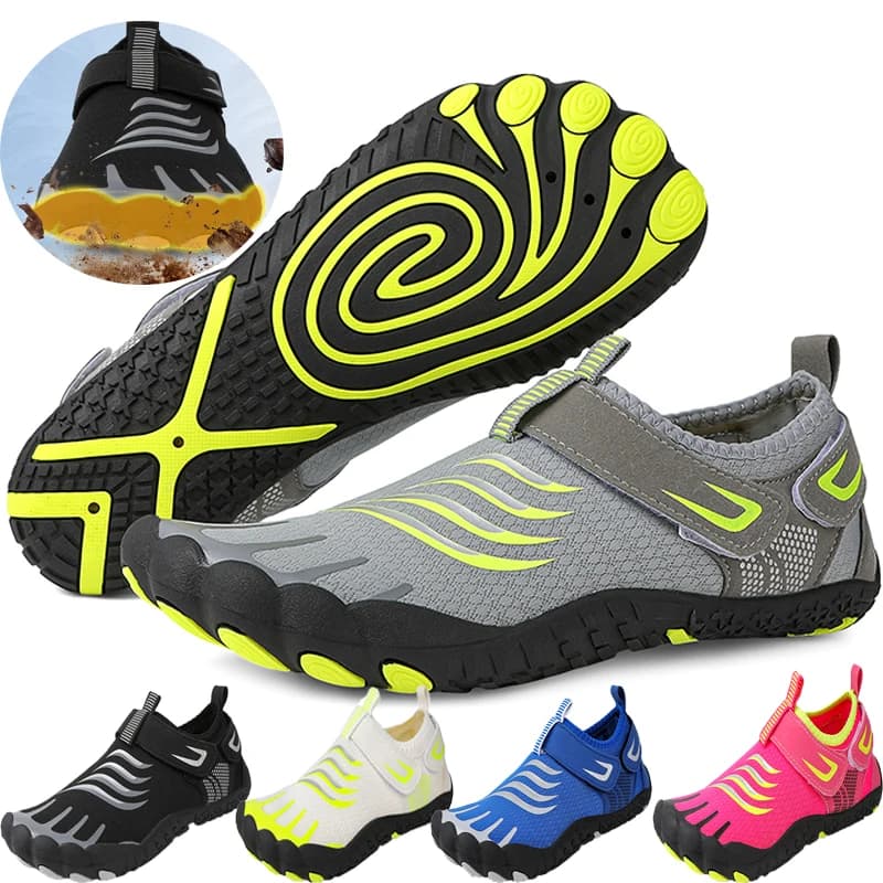Nuovo stile di uomini romantici e donne che nuotano a cinque dita, sport all'aria aperta, scarpe da trekking a piedi nudi con palmo largo, Casual multifunzione