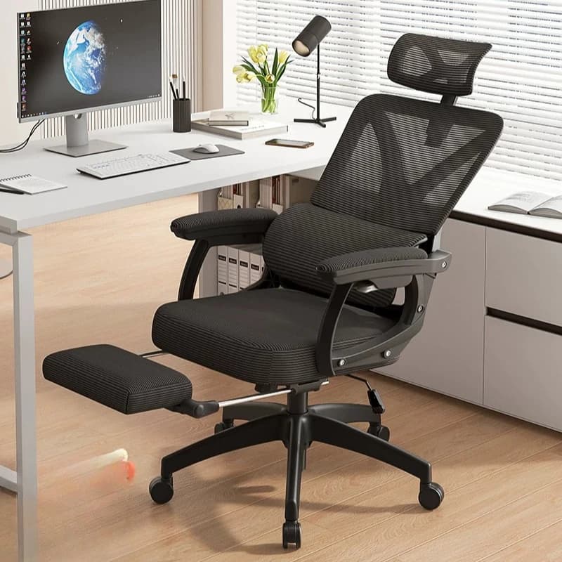 Sedia da Ufficio di Lusso Accent, Girevole Ergonomica con Rotelle, Poltrona per Salone, Sedia da Gaming, Sillas De Oficina, Arredamento per Casa