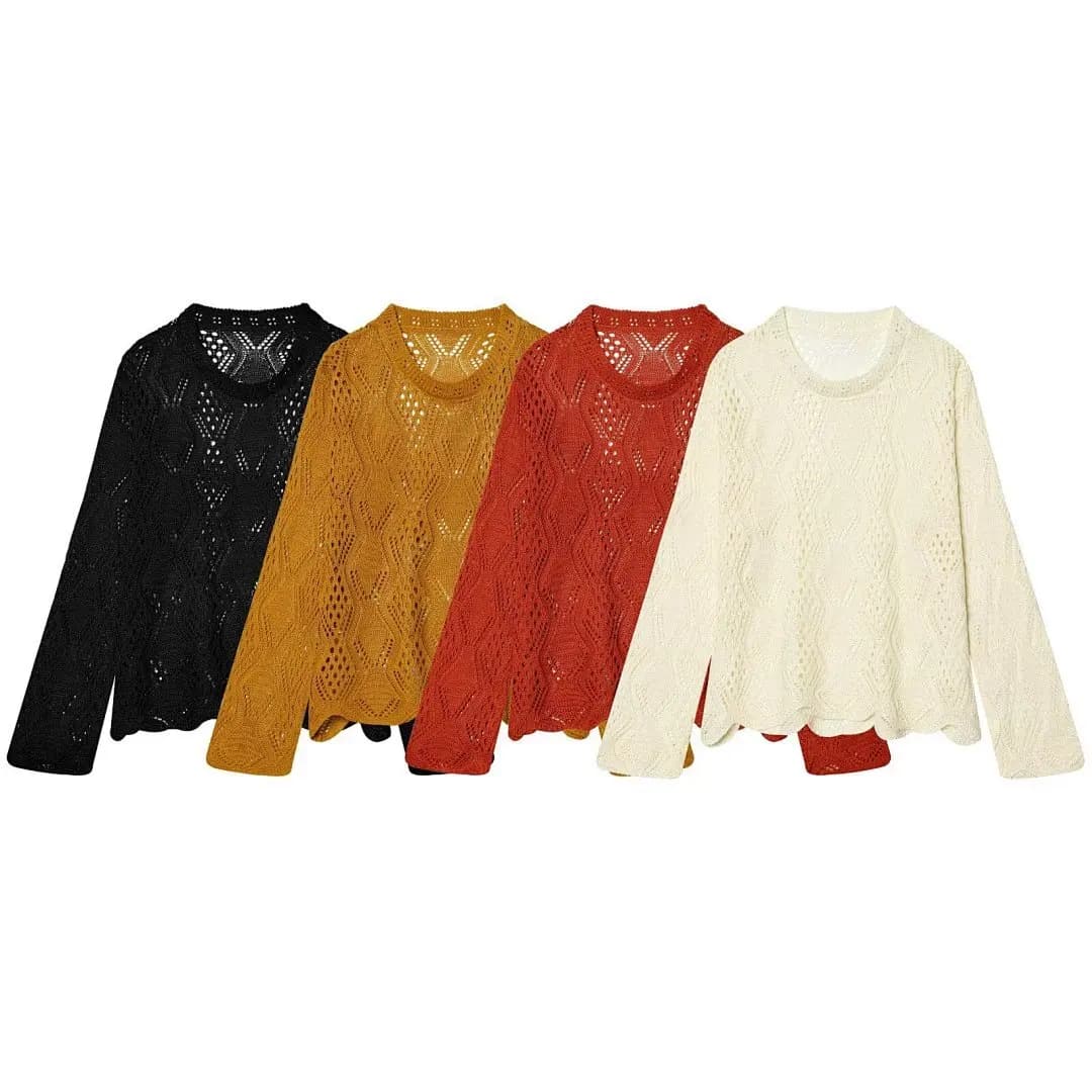Maxdutti Nordic Minimalist Lazy Lace Embroidered Hoodie Sunscreen Shirt Shirts and shirts Women's clothing Women's shirt