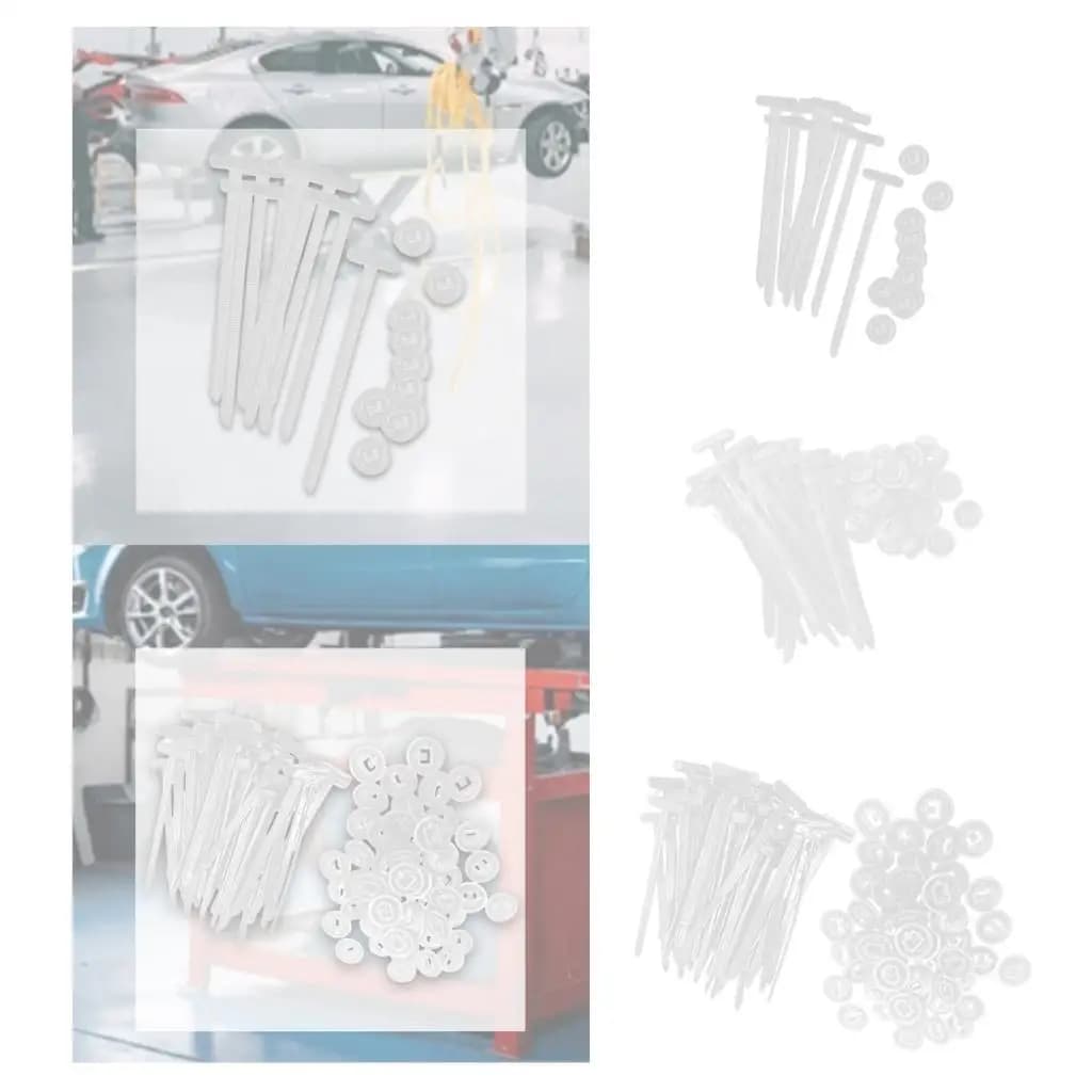Fascette universali Clip di fissaggio per auto Cinghia per cavi autobloccante per autoveicoli Cinghie multiuso per la gestione dei cavi Accessorio per auto