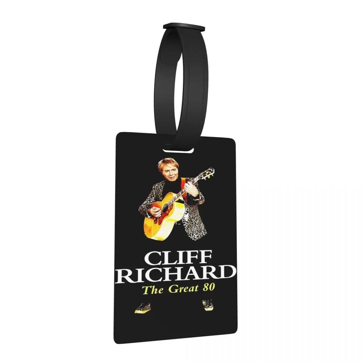 American Legend Singer Songwriter Attore Cliff Richard Etichette per bagagli Etichetta per imbarco per bagagli di moda Porta etichette ID Nome Indirizzo