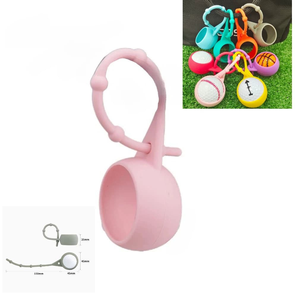 Golf storage bag, silicone ball cover, convenient for golf training, portable ball cover