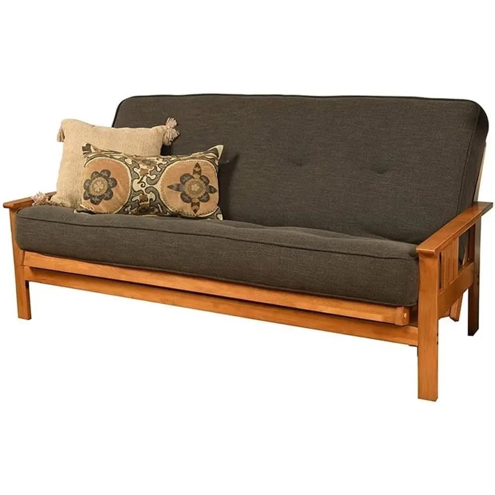 Materasso a molle ultra-lussuoso da 8 pollici, materasso di ricambio per divano letto in lino, grigio antracite - rivestimento non incluso