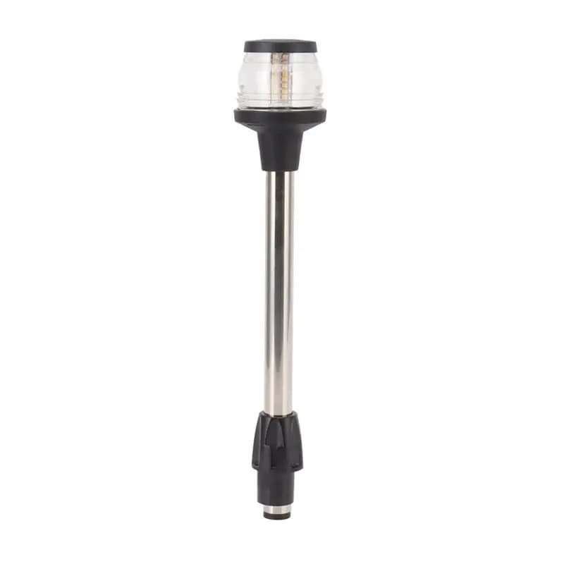 Luce di Navigazione LED per Poppa IP65 Impermeabile 360° ° Luce Rotante per Ancora Marina per Barche e Yacht DC10-24V 2.5W 250LM