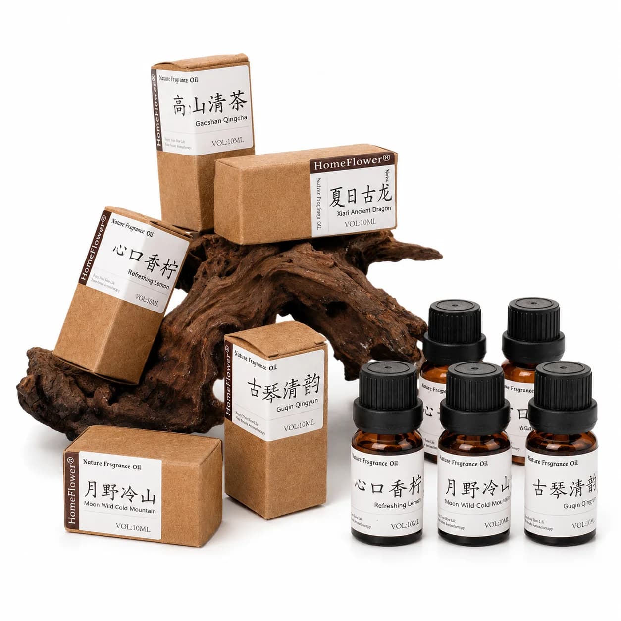10ml Fragrance Oil for Aroma Wood Aroma Stone Diffuser Compatible Humidifier Home Fragrance Scent Oil