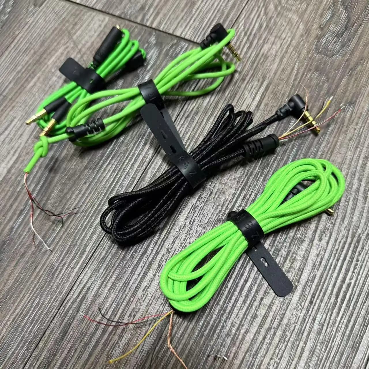 Replacement audio connection cable for gaming headphones Razer Blackshark V2 V2X Cable aus to 5 spare parts