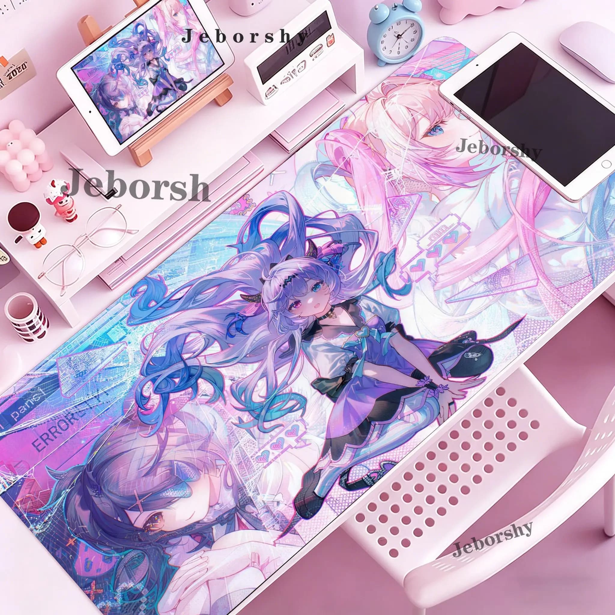 Tappetino per Mouse Cult Style Needy Streamer Overload, Stampa HD, Antiscivolo, Grande Tappetino da Scrivania per Collezionisti di Giochi