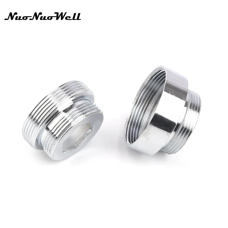 2 pcs stainless steel from M22 to M26 threaded connector tap adapter for water tap accessory for purifier parts for garden irrigation