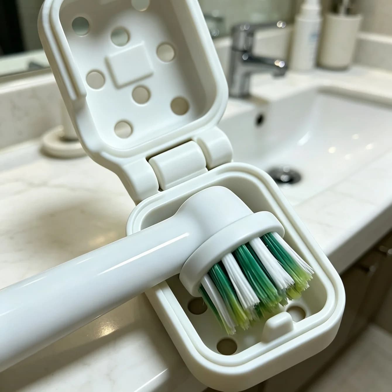 Copri-Testina per Spazzolino Elettrico: Custodia Protettiva da Viaggio in Plastica per Spazzolino Sonico