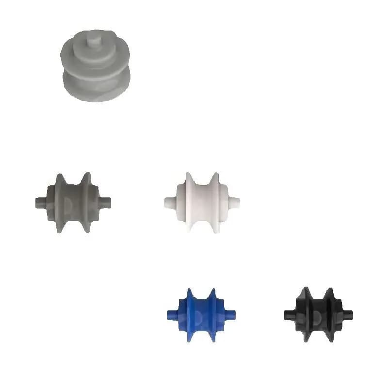 10pcs 3464 59895 Small Wheel with Axle Pin - MOC Building Blocks Parts Compatible with Major Brands for Car Machinery