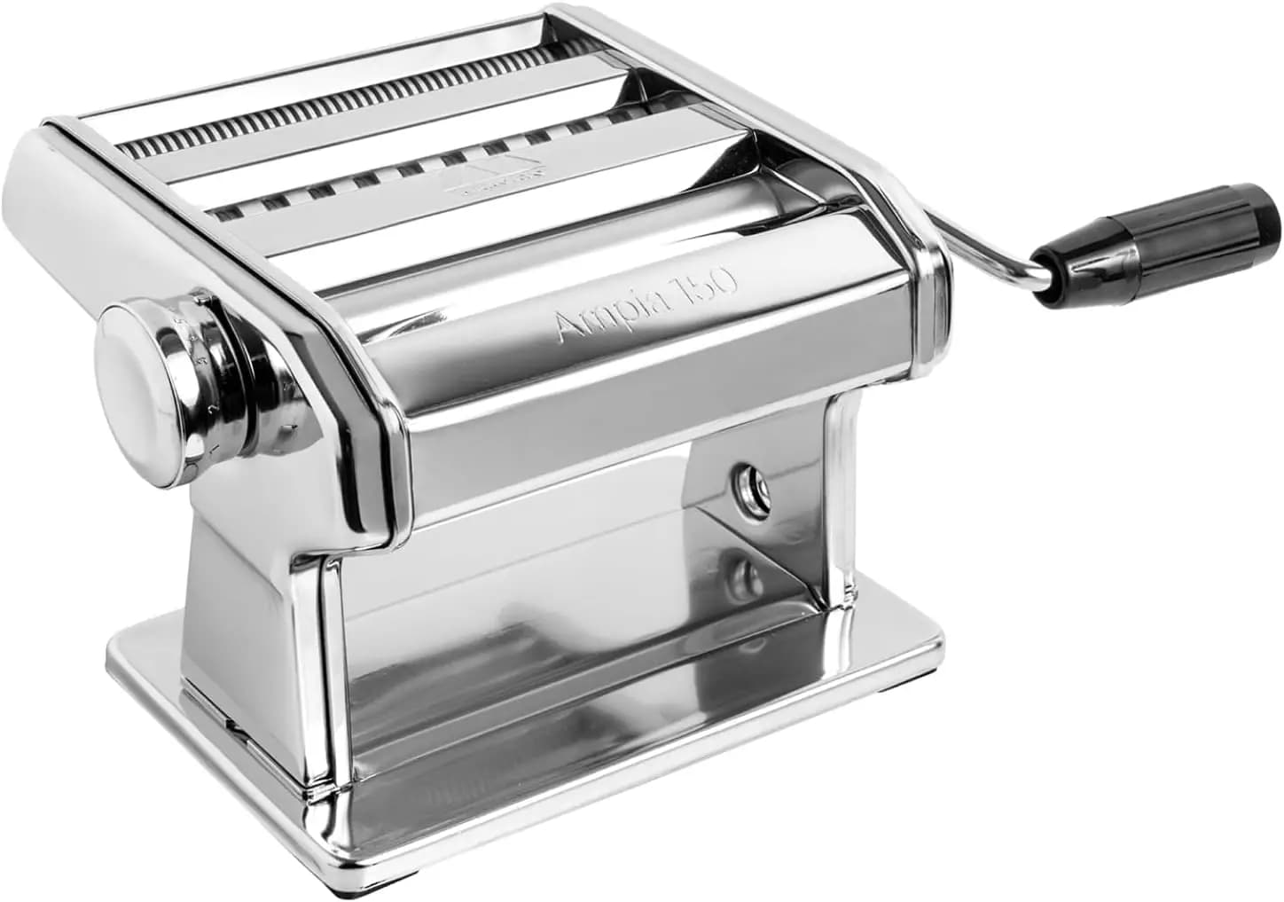 Macchina Classica Manuale per Pasta, Produce Lasagne, Fettuccine e Tagliolini, in Acciaio Cromato Resistente