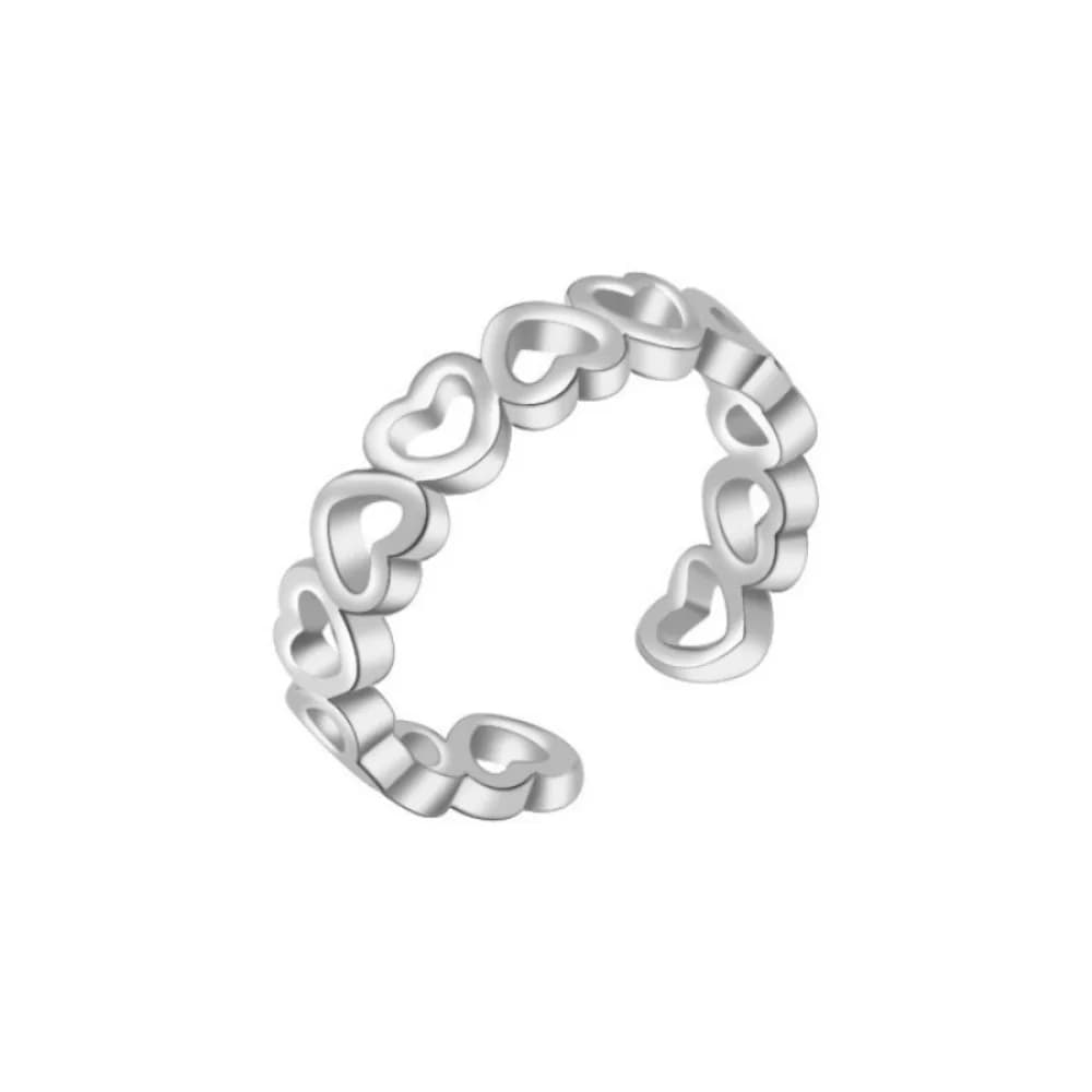 Anelli a piedi nudi regolabili alla moda Anelli a punta con freccia a forma di cuore geometrico Gioielli per i piedi Abbigliamento estivo