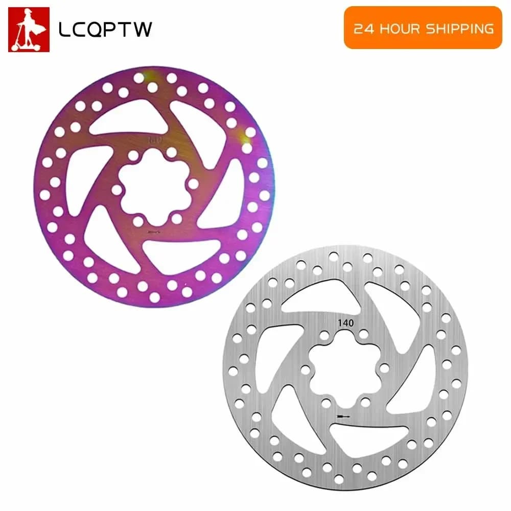 Pastiglie freno da 140 mm disco spesso colorato per Kugoo G2 MAX PRO disco ruota posteriore in acciaio inossidabile per scooter elettrico con 6 viti parte