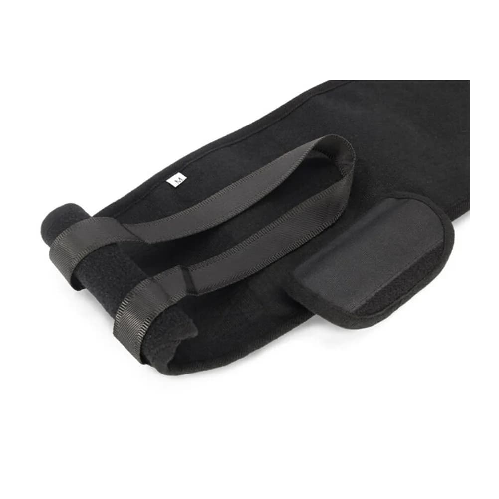 Dog Lift Support Harness Black Size M Ergonomic Pet Assist Sling Handle for Walking Injuries Recovery Rehabilitation Orthopedic