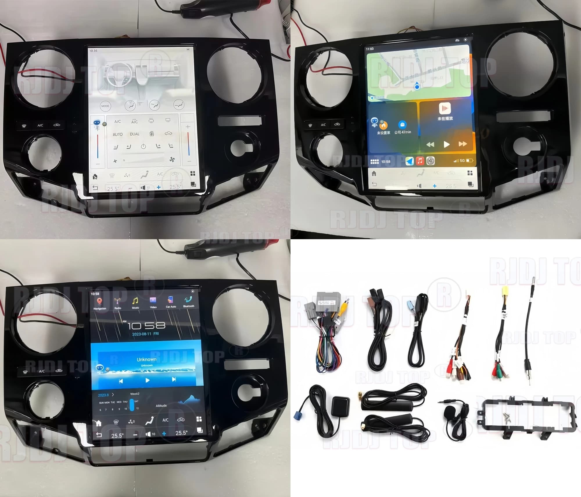 12.1'' Android 13 For Ford 250 350 450 2009-2016 Car GPS Navi Wireless CarPlay HD Touch Screen Head Unit Multimedia Player Radio