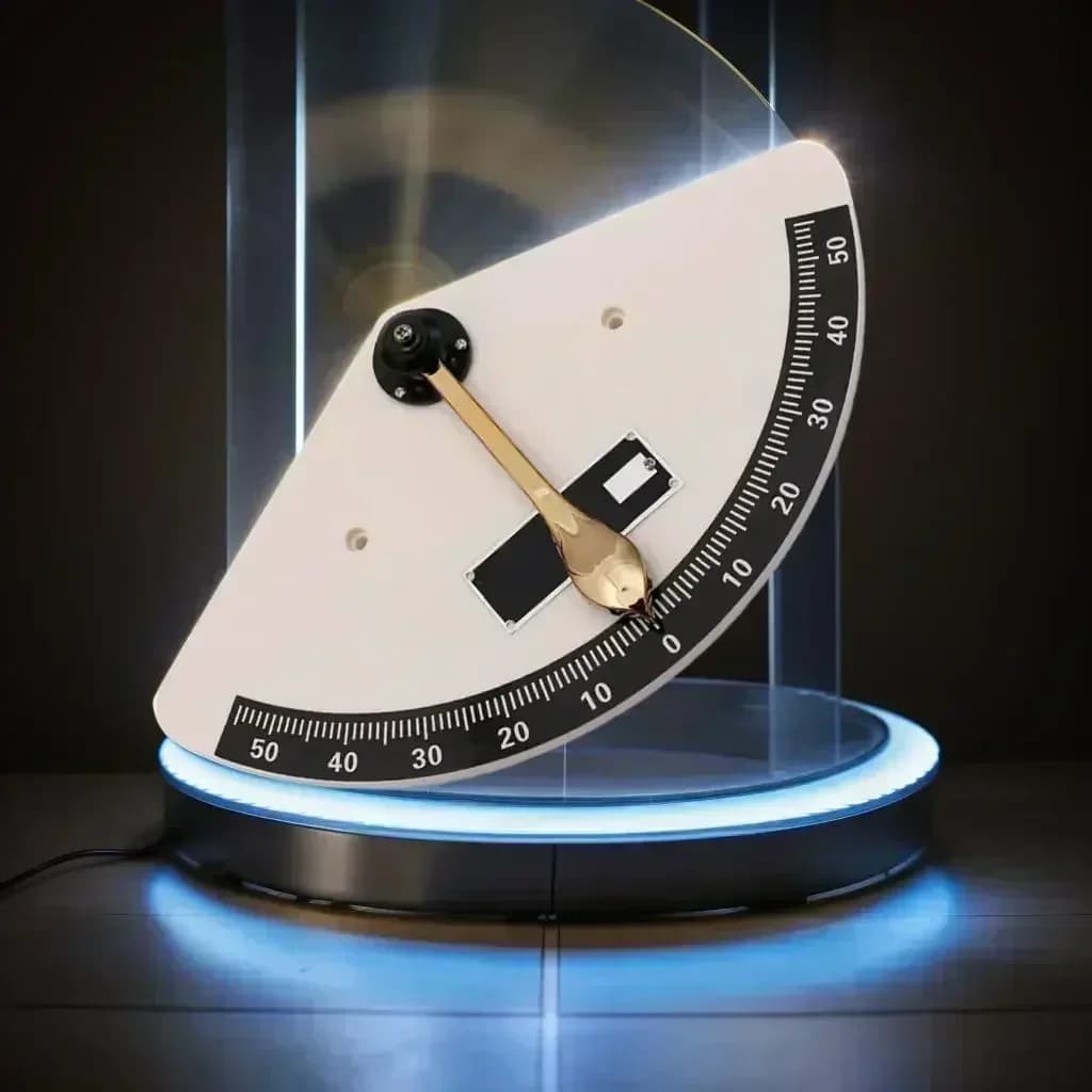 Heavy-Duty 55-Degree Pendulum Marine Inclinometer For Monitoring Vessel Tilt During Navigation In Rough Waters Navigation Tool