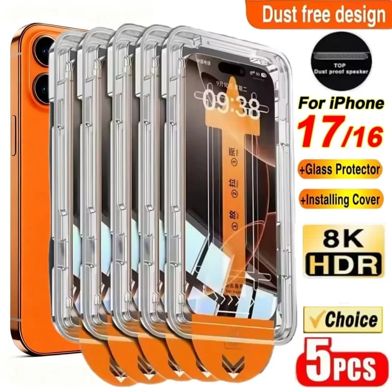 1-5PCS Facile Da Installare Protezione Dello Schermo Per Xiaomi Poco X7 Pro F7 X6 M7 M6 C75 X3 NFC C65 M5s F6 F5 F3 X5 X4 M4 M3 Vetro Temperato