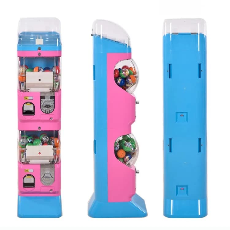 Distributore automatico di palline da tennis Gashapon con palline rimbalzanti in gomma giocattolo Zhutong all'ingrosso