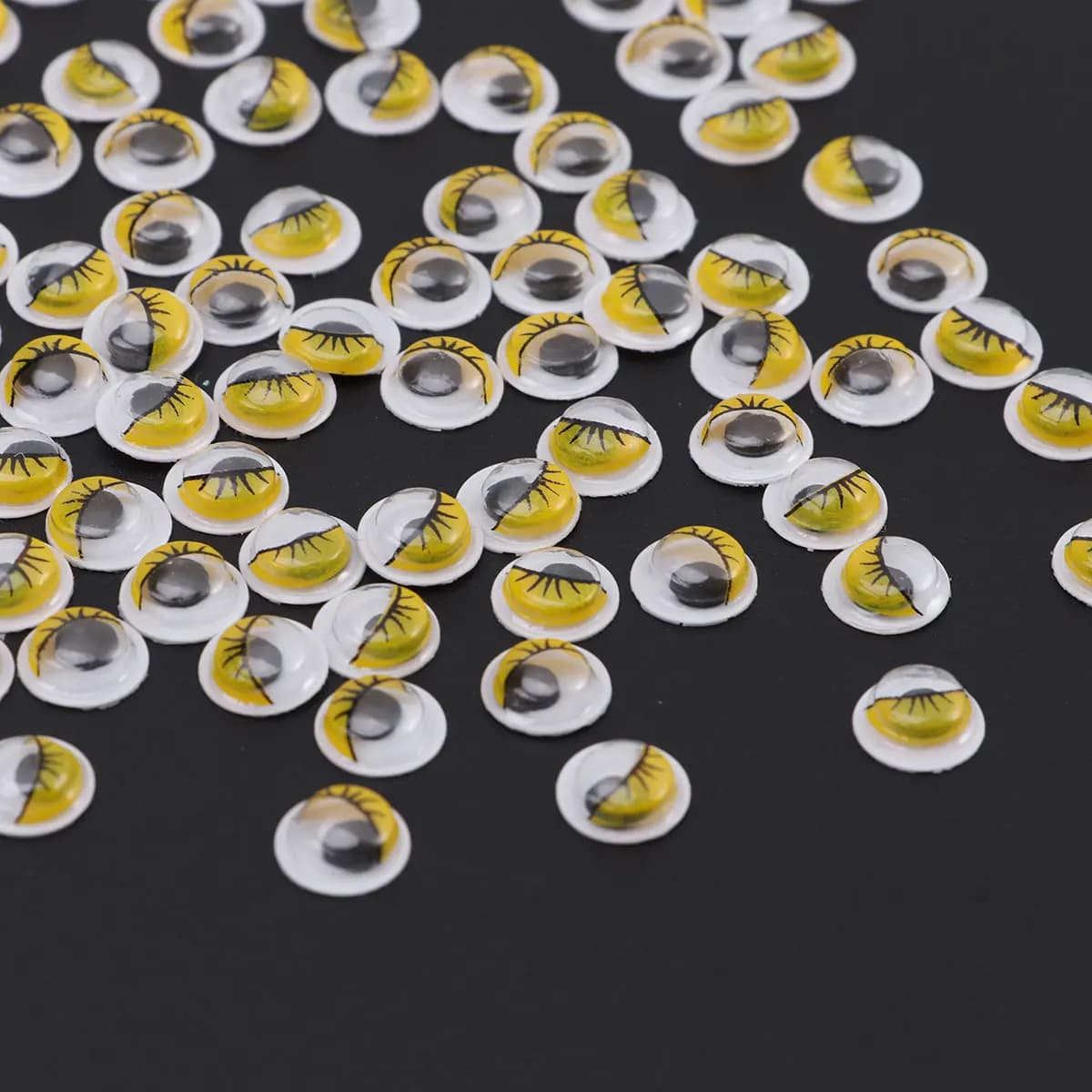 100 Pezzi Occhi Mobili Fai-da-Te 12mm, Occhi Decorativi per Lavoretti, Occhi di Animali Cartoon per Educazione Precoce, Progetti Creativi Fatti a Mano