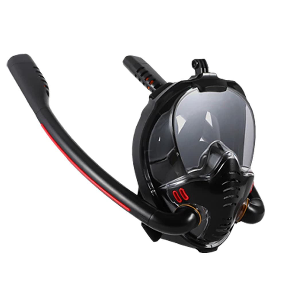 Snorkeling double tube mask in Silicone Full Dry Diving adults swim glasses autonomous underwater breath for outdoor