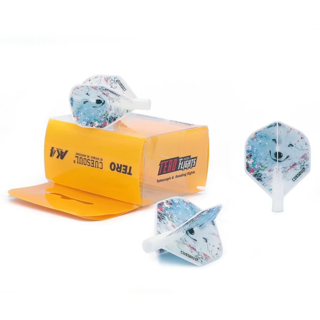 CUESOUL TERO AK4 Voli per freccette Volo per freccette di forma standard, set di 3 pezzi
